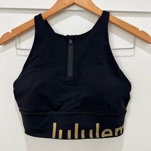 Lululemon Energy Bra High Neck Long Line Zip Special Edition Size 8
